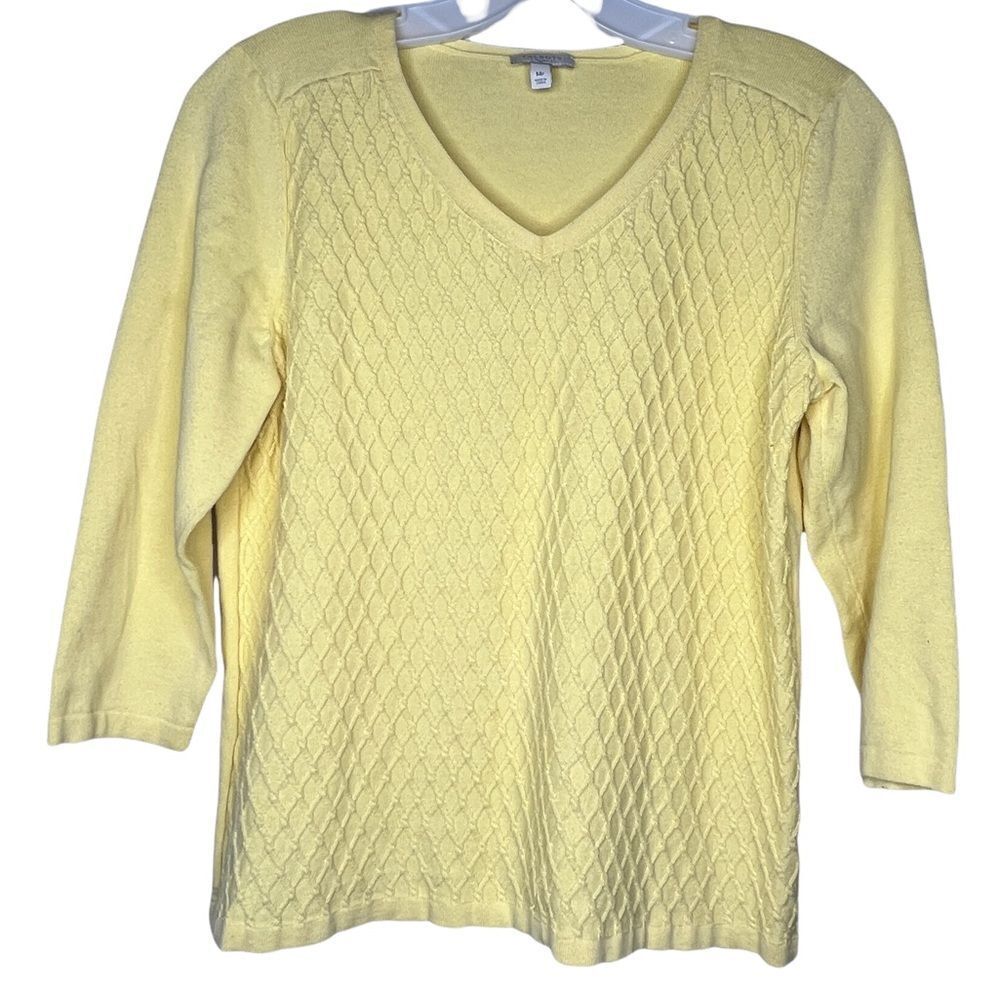 Talbot's Petite‎ Yellow Sweater